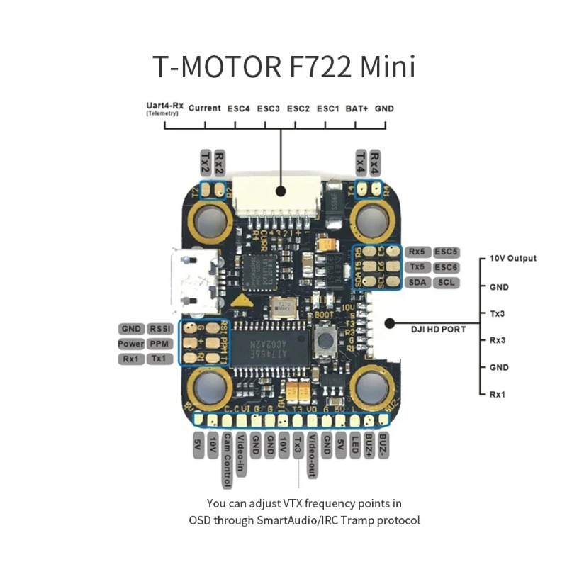 T-Motor MINI F7 & F45A 4in1 ES - Betaflight Fc F7 리뷰 및 가격