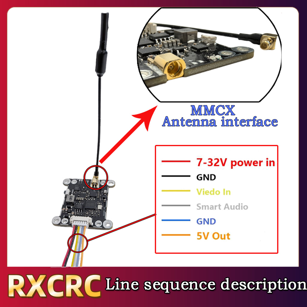 RXCRC 5.8G 모듈 48채널 1.6W VTX 더블 - Fpv Drone Frame 리뷰 및 가격