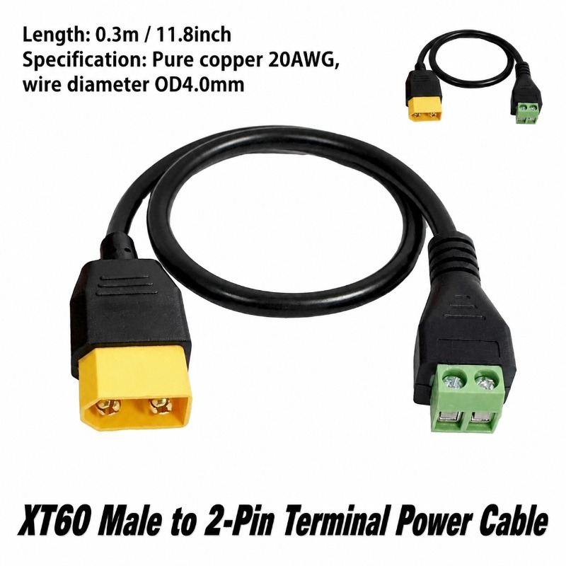 XT60 커넥터 남성-여성 2핀 나사 단자 블록 어댑터 - Fpv Drone Charger 리뷰 및 가격