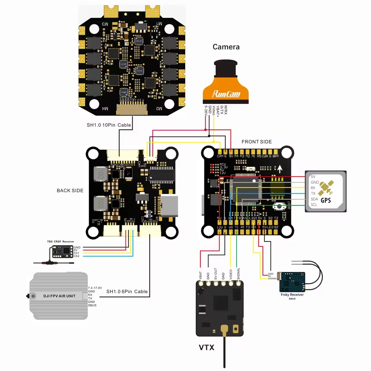 F405 F722 F7 F4 비행 컨트롤러 FC 80A - Betaflight Fc F7 리뷰 및 가격